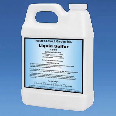 Liquid Sulfur Bottle Natures Lawn And Garden